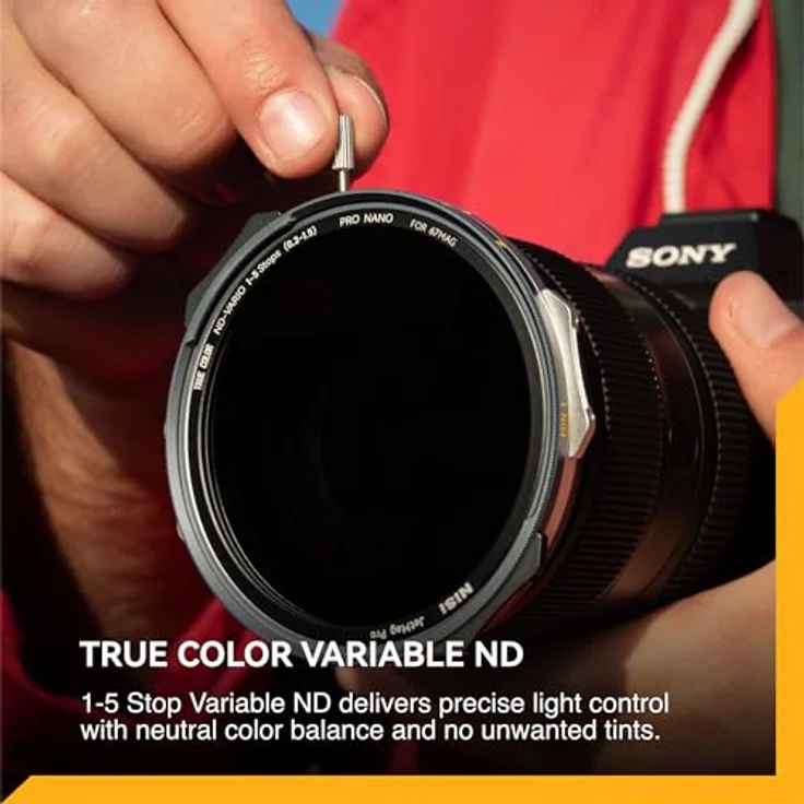 NiSi JetMag Pro 67MAG VND Magnetfilter Kit, 1-9 Stops True Color ND-Filter mit Black Mist 1/8, kompatibel mit 52-67mm Objektiven – Bild 4