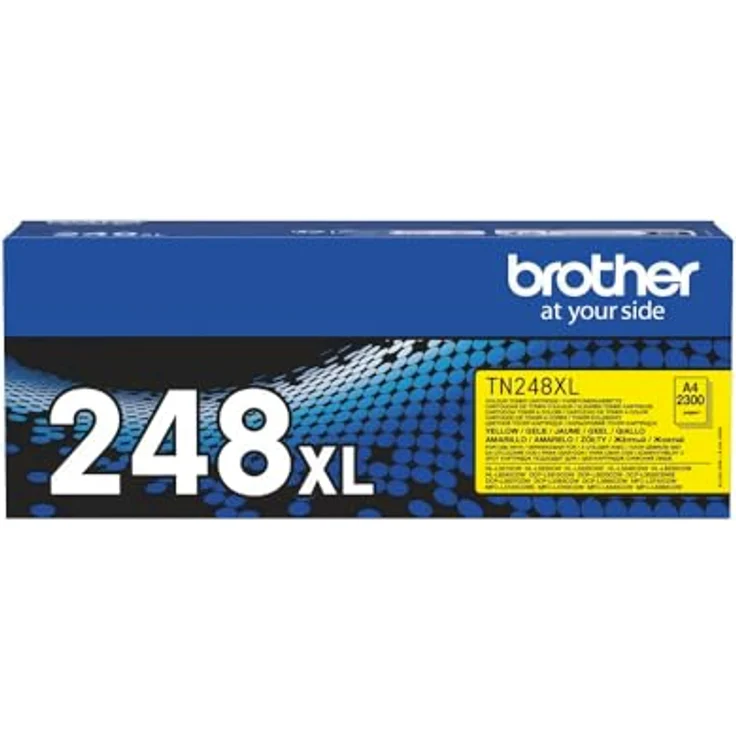 Brother TN-248XLY Tonerpatrone, gelb, hohe Ergiebigkeit bis zu 2300 Seiten für Laser-Drucker – Bild 1