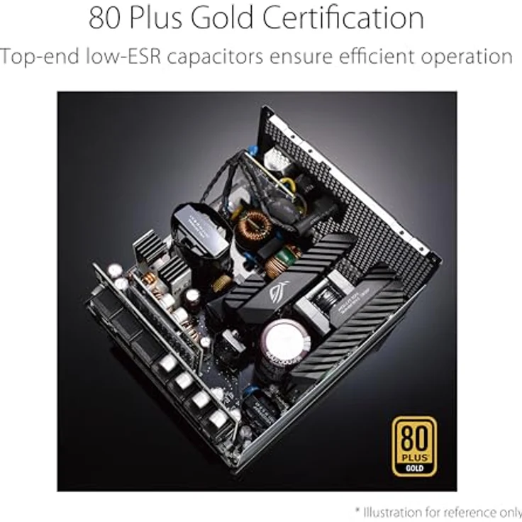 ASUS ROG Strix 750G Netzteil (750 Watt, 80 Plus Gold, 0dB-Kühlung) – Bild 4