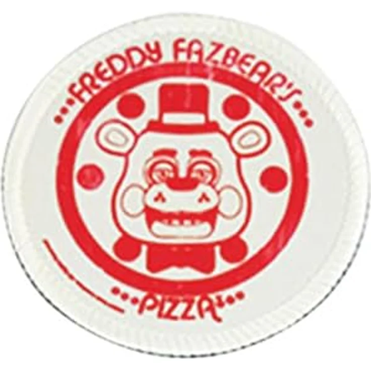 FaNaTtik Five Nights at Freddy's Desk Pad & Coaster Set, Mauspad 800x300 mm mit rutschfester Gummibasis und verstärkten Kanten, Coaster 100 mm Durchmesser – Bild 3