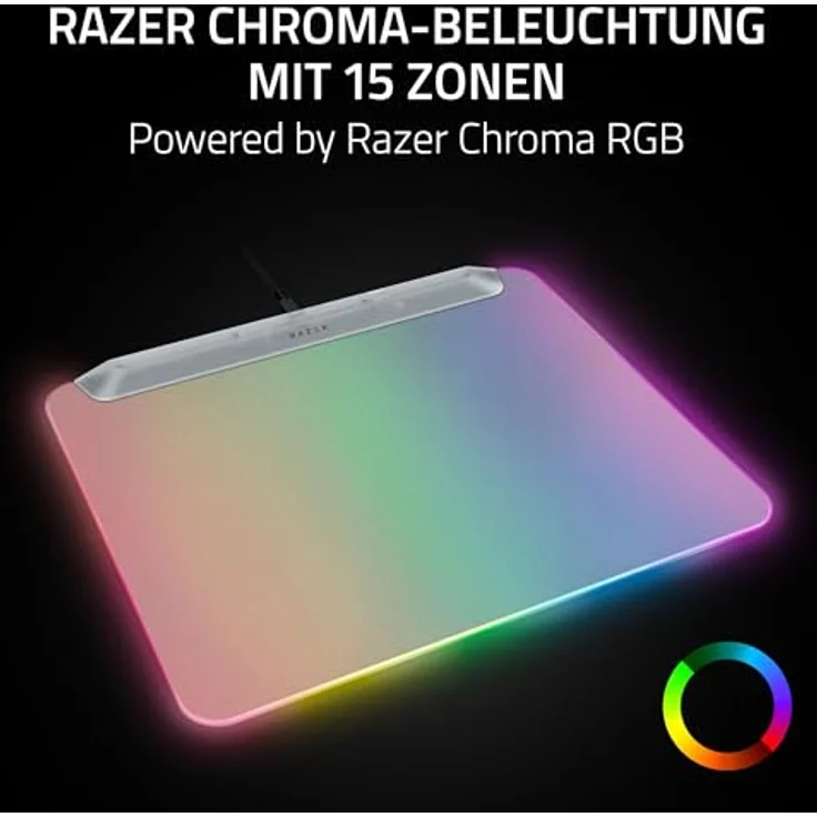 Razer Firefly V2 Pro (M), RGB Mausmatte mit individuell einstellbarer Beleuchtung, Weiss – Bild 3