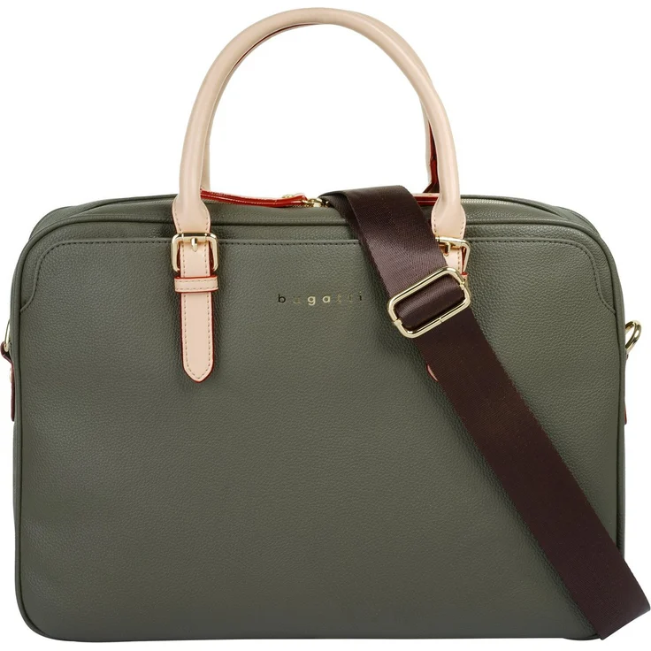 Bugatti Aktentasche ELLA, Laptop-Tasche mit integrierten Kartenfächern, violett