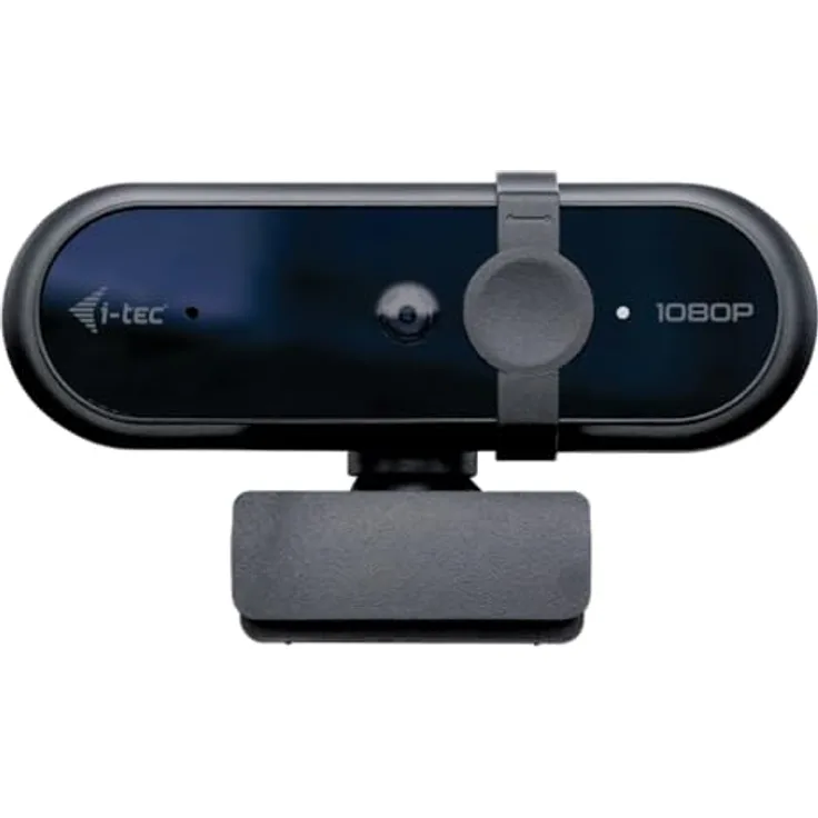 i-tec Solomon 100 Webcam 1080p, Fester Fokus, Automatische Bildoptimierung, Integrierte Datenschutzabdeckung, Plug-&-Play