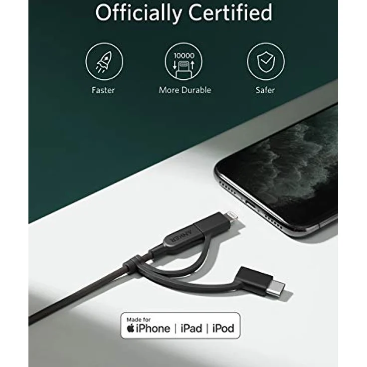 Anker Powerline II USB-C zu USB-C 3.1 Gen2 Schwarz – Bild 5