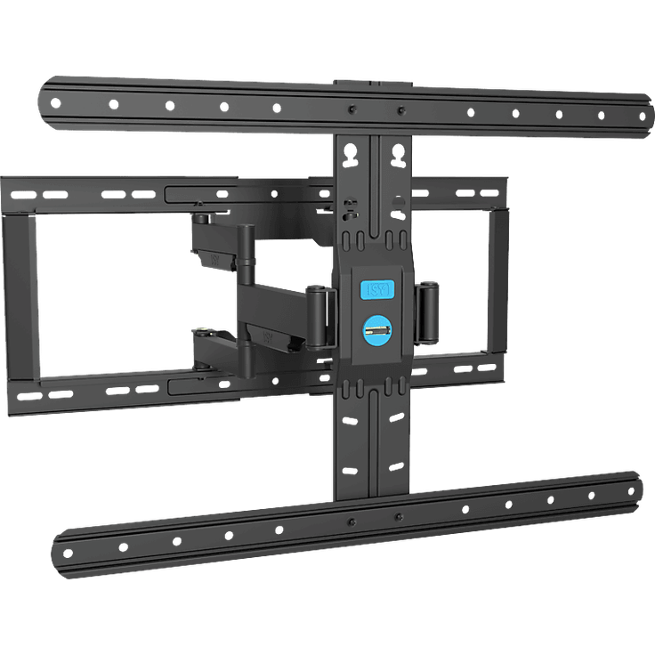 ISY ITV-3500 TV Wandhalterung, max. 80 Zoll, schwenkbar, neigbar, rotierbar, schwarz