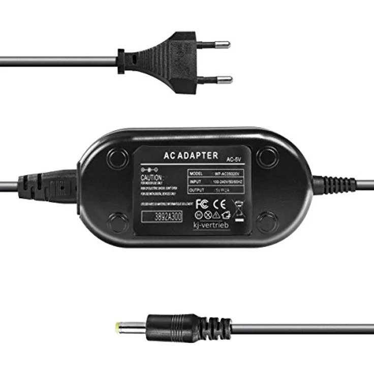 kj-vertrieb Netzteil für Fuji/Ricoh AC-5V, AC-5VHS-US - Stecker 4,0 x 1,5 mm