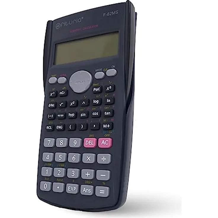 Calculadora científica, Calculadora Digital cientifica para Ingeniería, Escuela y Universidad, Pantalla 2 líneas, Compatible para Escuelas y Negocios - Ofituria (F-82MS)
