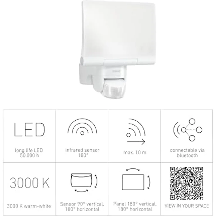 Steinel XLED home 2 SC 065454 LED-Außenstrahler mit Bewegungsmelder 13,7W Warmweiß – Bild 7