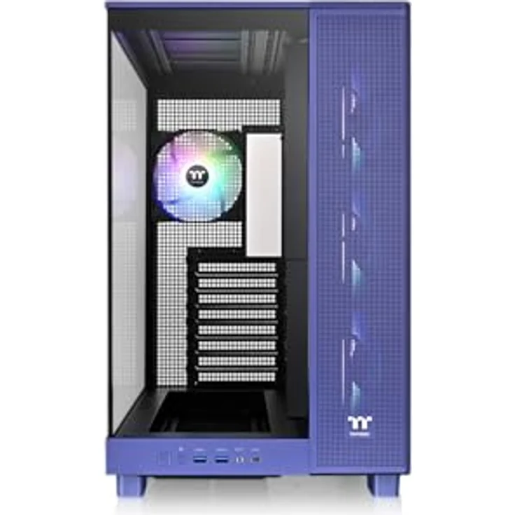 Thermaltake View 380 XL TG ARGB, Mid Tower Chassis mit Doppelkammer-Design und 4 ARGB-Lüftern, Future Dusk – Bild 2