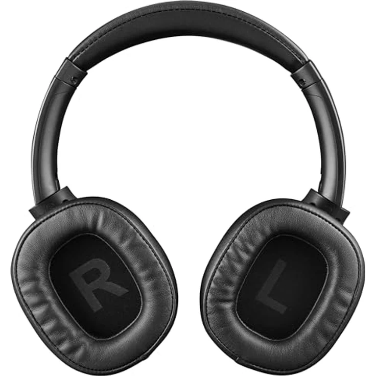 Intenso O400HA Over-Ear Kopfhörer - Hybrid Active Noise Cancelling, bis zu 75 Stunden Laufzeit, Bluetooth 5.3, Musikmodus, Transparency Modus, schnelle Ladezeit, schwarz – Bild 3