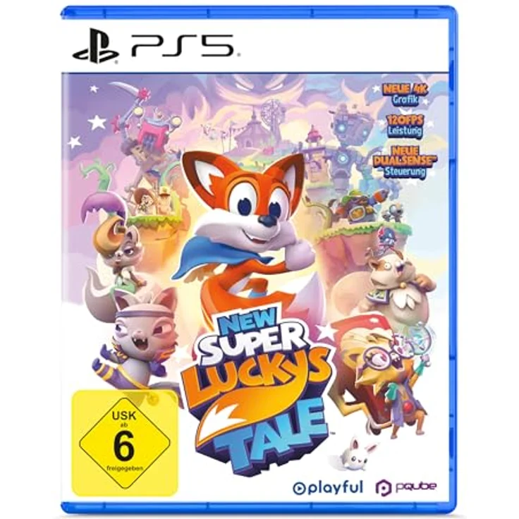 PQube New Super Lucky's Tale - PS5, 4K Auflösung, DualSense-Funktionen, vielfältige Spielmöglichkeiten und Sammelobjekte – Bild 1