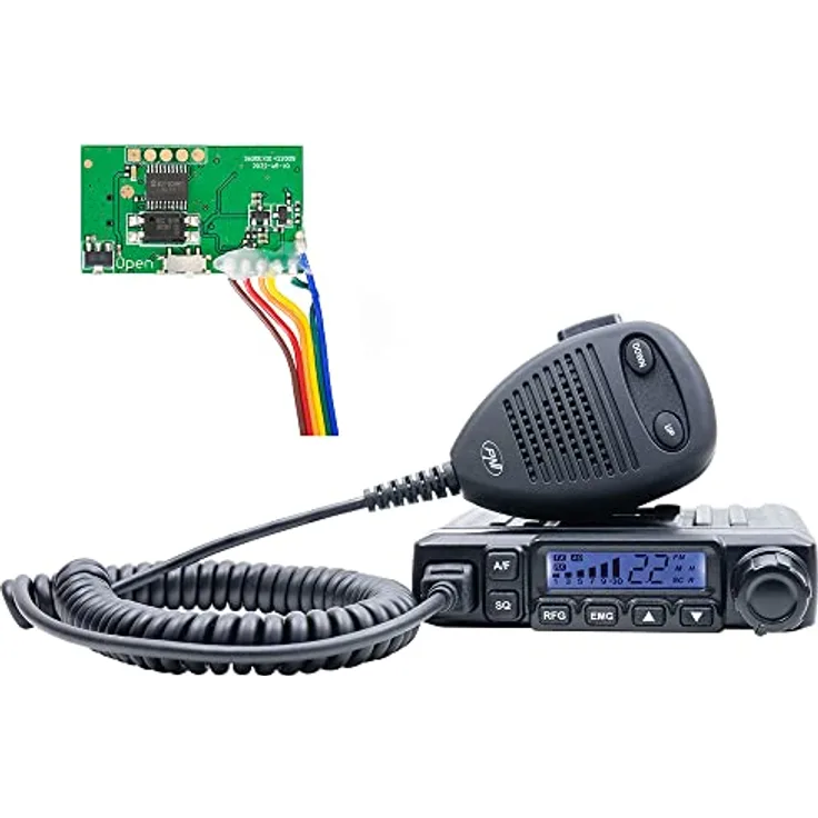 Funkgerät CB PNI 6500 Echo, 12 V, HF-Verstärkung, ASQ, mit Echomodul und Roger Beep enthalten