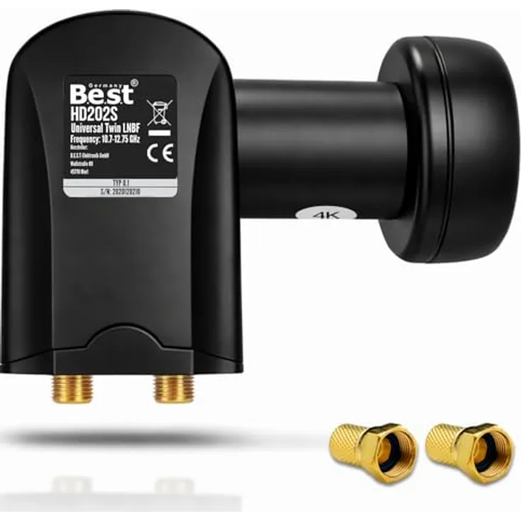 Best Germany LNB 4k Digital Full Hdtv Teilnehmer Wetterschutz 0,1db 3D LMB