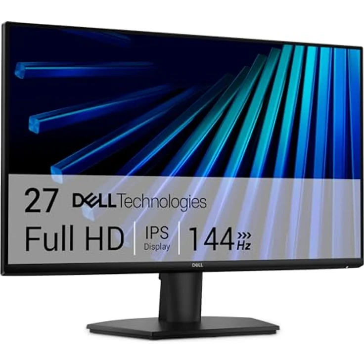 Dell SE2726H, 27 Zoll Full HD Monitor mit 144Hz, 1ms MPRT, IPS, AMD FreeSync, Schwarz – Bild 1