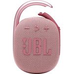 JBL Clip 4 – Tragbarer Mini-Bluetooth-Lautsprecher, großer Audio und ausdrucksstarker Bass, integrierter Karabiner, Lautsprecher für Zuhause, Outdoor und Reisen – (Pink)