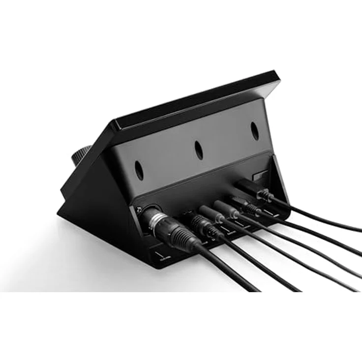 Hercules Stream 200 XLR, Profi-Audio-Controller zum Mastern von Audience-Creator-Mixen live auf dem Bildschirm, mit Mikrofonvorverstärker, LCD-Bildschirm, Hochauflösenden Encodern, 4 Aktionstasten – Bild 3