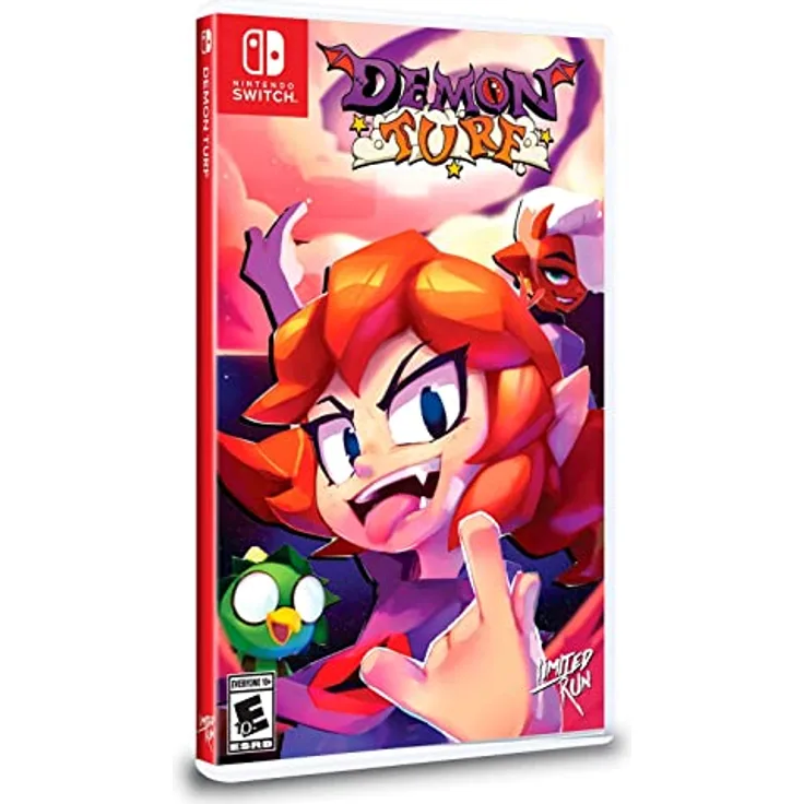 Limited Run Demon Turf 143, Nintendo Switch Spiel mit einzigartigem Gameplay und limitiertem Auflage