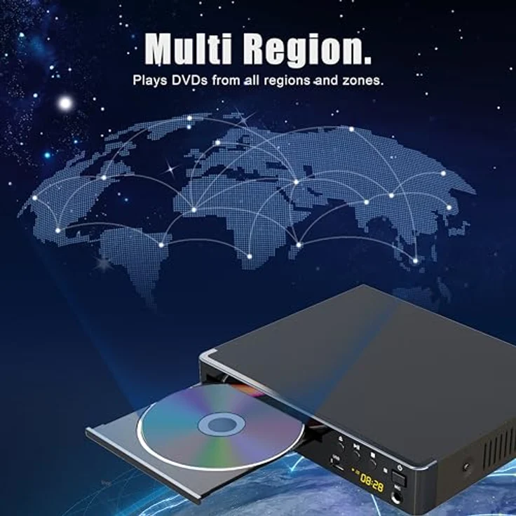 RCA LONPOO Kompakt DVD-Player Multi Regionen HDMI – Bild 5