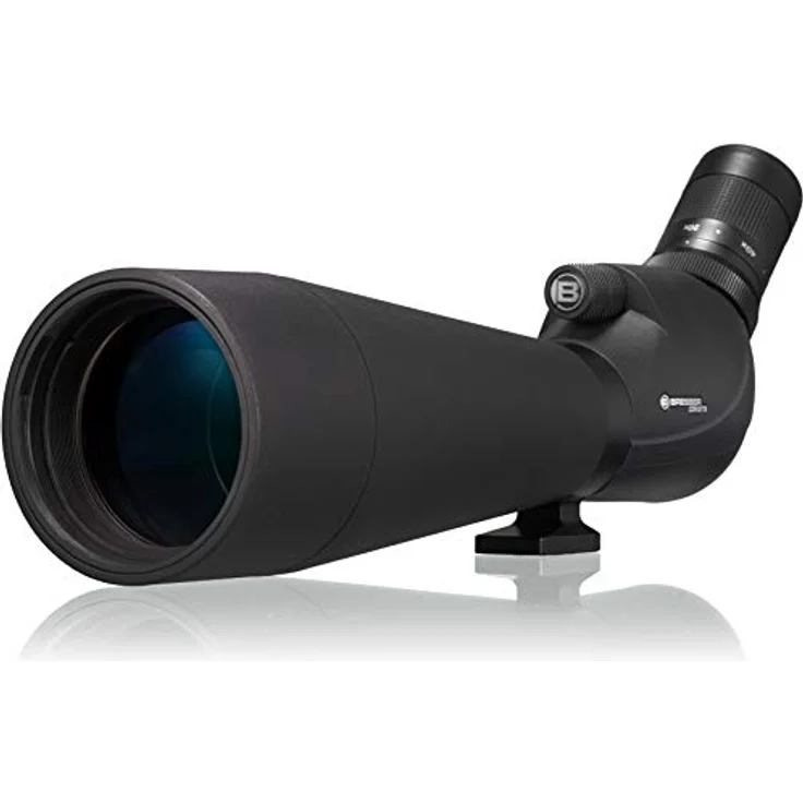 Bresser Spektiv Corvette 20-60x80 wasserdicht mit 340° drehbarem Korpus, robuster Gummiarmierung und voller mehrschichtvergüteter Optik, schwarz, 20-60x80mm, 4321001 – Bild 1