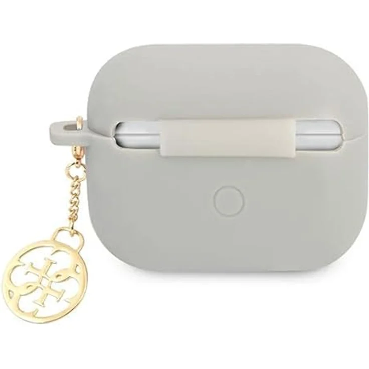 Guess GUAPLSC4EG Hülle für AirPods Pro, graues Silikondeckel der 4G Collection – Bild 2