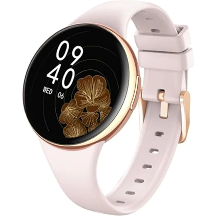 MP myPhone Watch Mini Goldene Metallhülle, 1,04-Zoll Amoled-Bildschirm, IP68, Mehrere Sportmodi, FitCloudPro-App – Bild 1