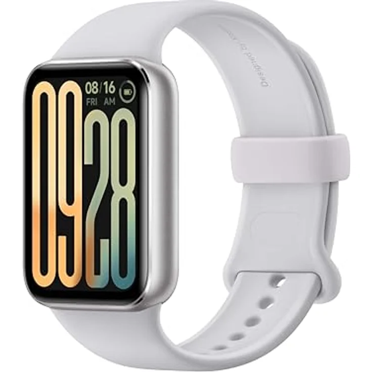 Xiaomi Smart Band 9 Pro Moonlight Silver – 1.74" AMOLED, 1200 nits Helligkeit, 21 Tage Akku, 150+ Sportmodi, 5ATM Wasserfest, GNSS, Herzfrequenz & SPO₂-Sensor, Bluetooth 5.4, 60Hz Refresh – Bild 1
