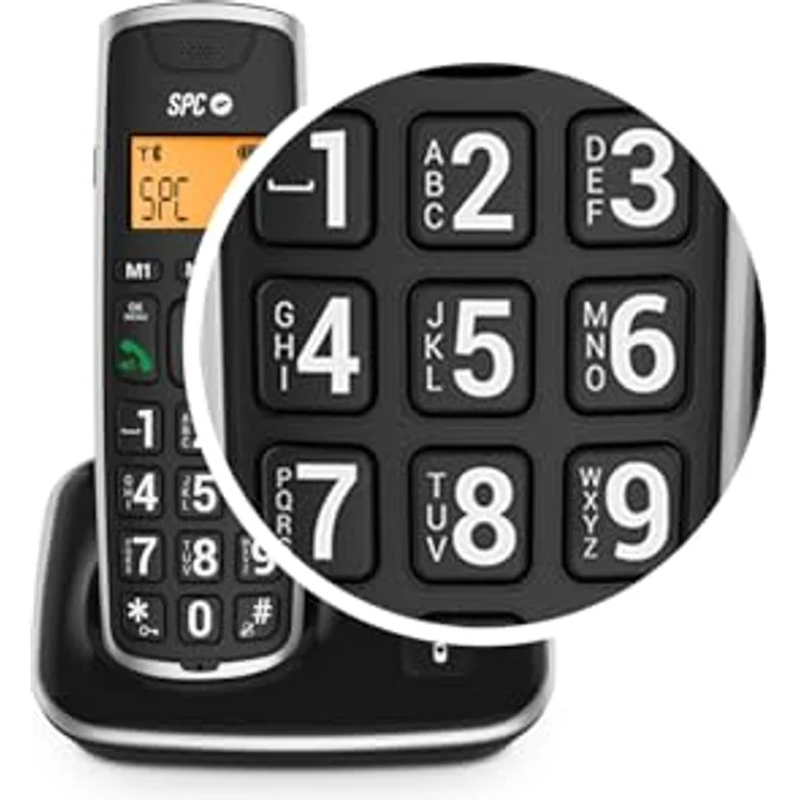 SPC 7608N Telefon DECT-Telefon Anrufer-Identifikation Schwarz – Bild 4