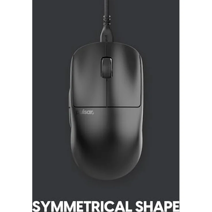 Pulsar Gaming Gears X2 v2 Wired Medium Gaming-Maus mit PixArt PAW3395-Sensor, 26.000 DPI, verbesserter Stabilität, schwarz – Bild 3