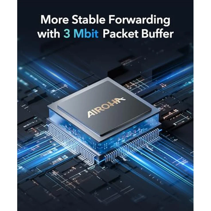 Cudy GS105U, 5 Port Gigabit Ethernet Switch mit USB-C Power Jack, Plug & Play, fanlos, unmanaged, Kunststoffgehäuse – Bild 5