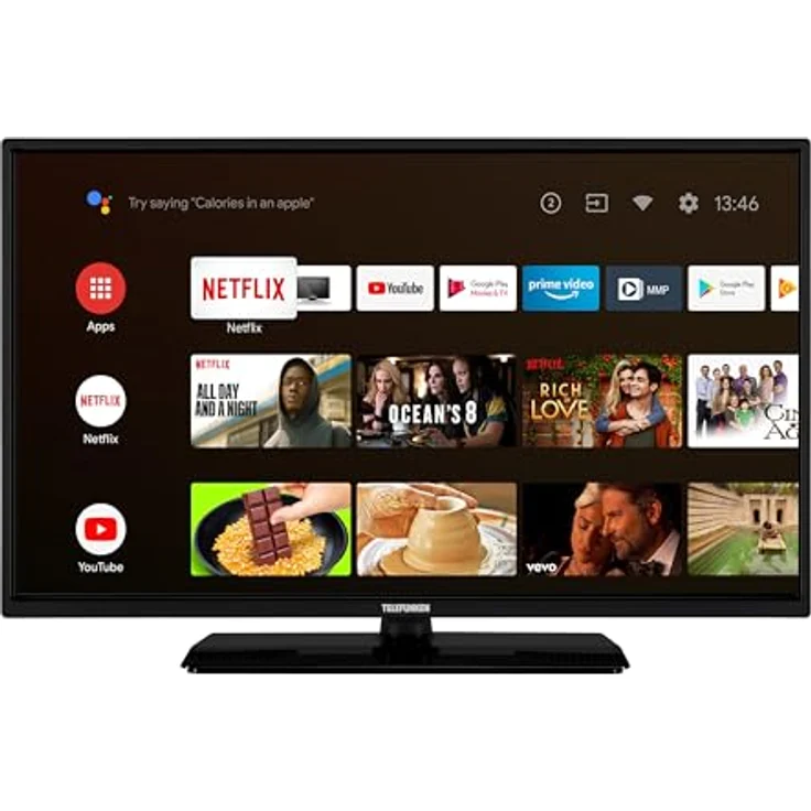 TELEFUNKEN Android TV 32 Zoll Fernseher (HD Smart TV, HDR, Bluetooth) D32H554X2CWII in Schwarz – Bild 2