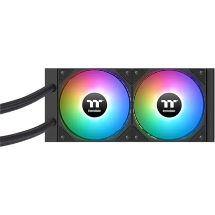Thermaltake LA240-S ARGB, All-In-One Liquid Cooler mit 2,4-Zoll-LCD und RGB-Beleuchtung, Schwarz – Bild 2
