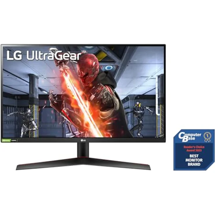 LG UltraGear Gaming Monitor 27GN800-B 68,5cm - 27 Zoll, QHD, AMD FreeSync, 144 Hz, 1ms GtG, Schwarz, 27 Zoll Gaming Monitor mit QHD-Auflösung und 144 Hz – Bild 2
