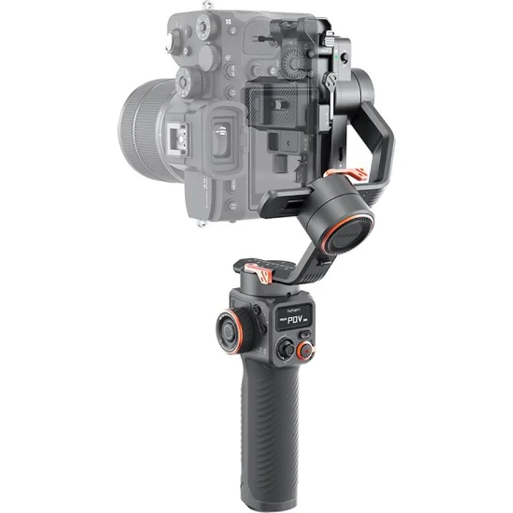 Hohem iSteady MT3, 3-Achsen Gimbal für Kamera & Smartphone, 4-in-1 mit 17 Stunden Akkulaufzeit und RGB-CCT-Fülllicht