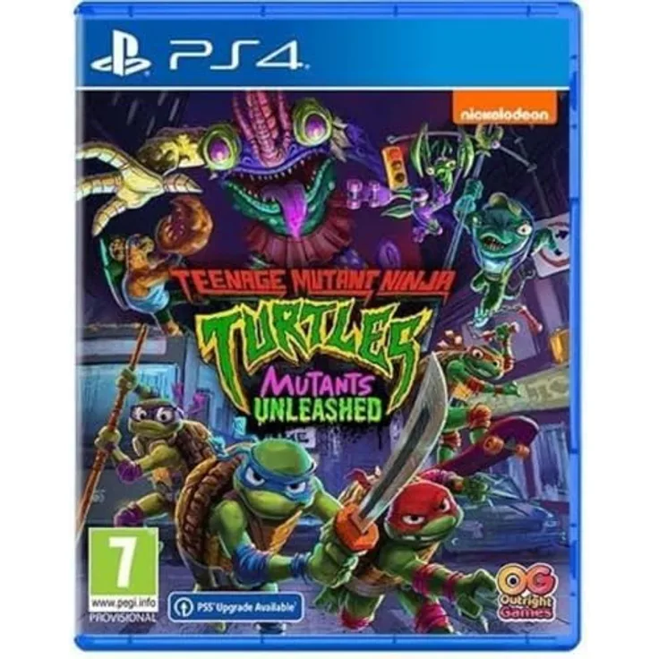 Outright Games Teenage Mutant Ninja Turtles: Mutanten Unleashed - PS4, actionreiches Koop-Spiel mit 2-Spieler-Modus, neue Fähigkeiten und 5 Boroughs erkunden