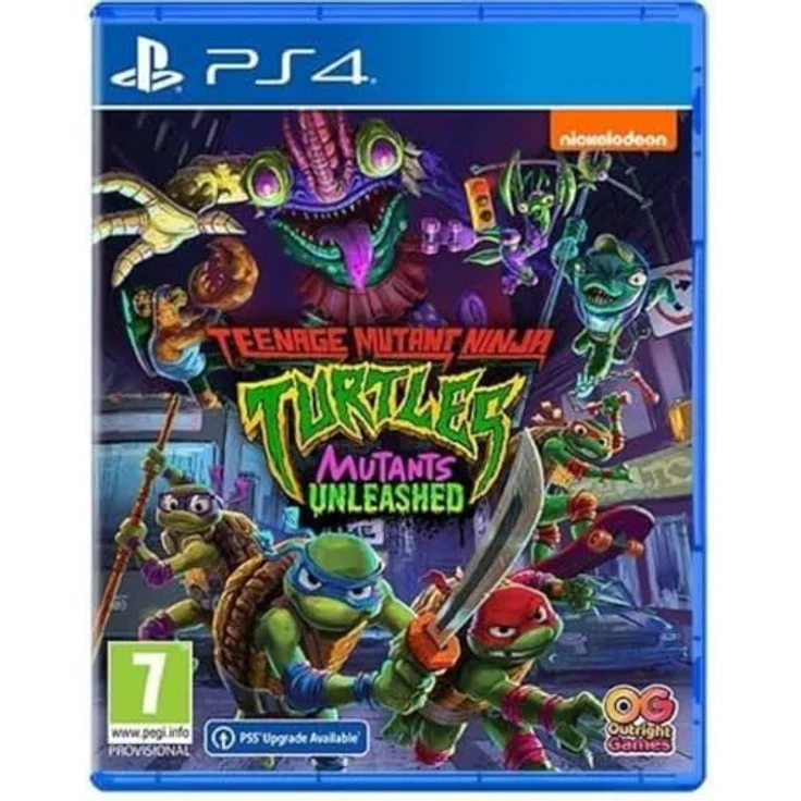 Outright Games Teenage Mutant Ninja Turtles: Mutanten Unleashed - PS4, actionreiches Koop-Spiel mit 2-Spieler-Modus, neue Fähigkeiten und 5 Boroughs erkunden – Bild 1