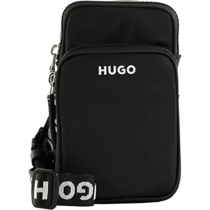 Hugo Bel Handytasche 10 cm, schwarz, 100% Polyester, 10 cm x 4 cm x 17 cm