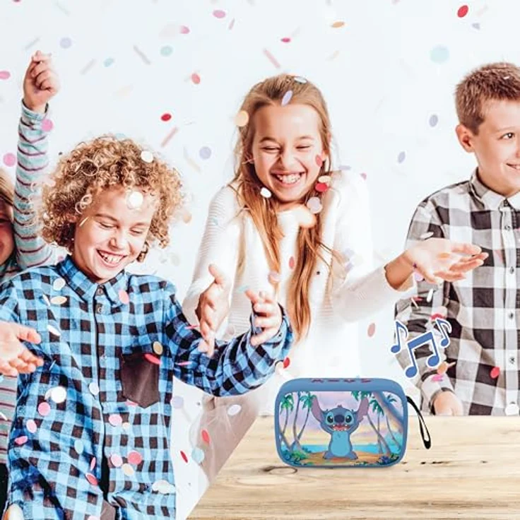 Lexibook Tragbarer Lilo & Stitch Bluetooth-Lautsprecher, wasserdicht und robust, One Size – Bild 4