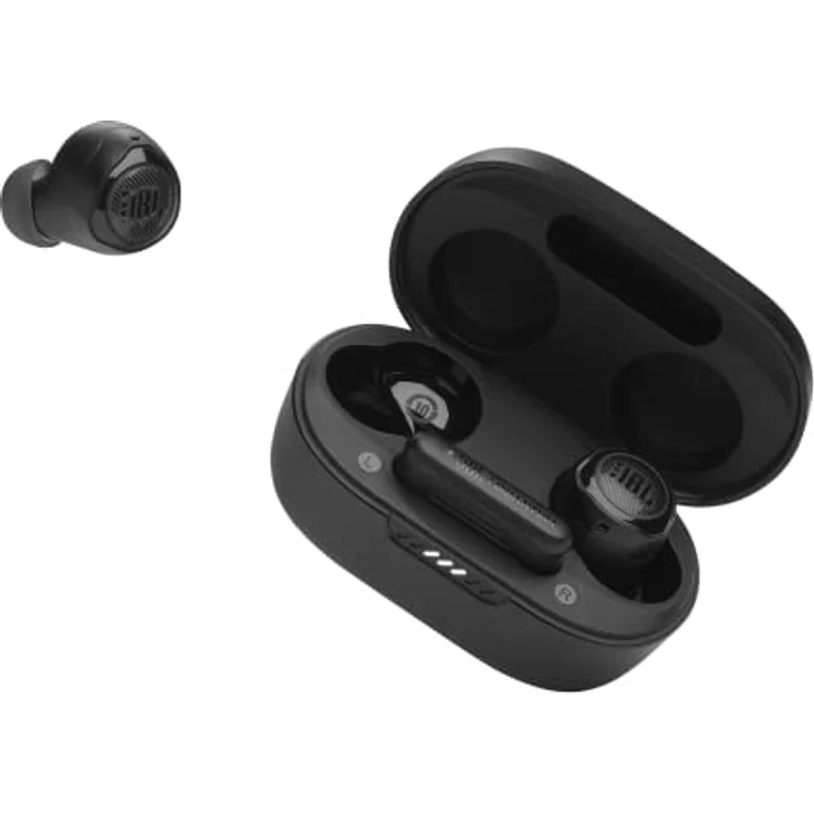 JBL Quantum Air TWS – True Wireless Gaming Ohrhörer mit QuantumSurroundSound, Bluetooth und Beamforming Mikrofonen – Bis zu 24 Stunden Akkulaufzeit – Schwarz – Bild 4