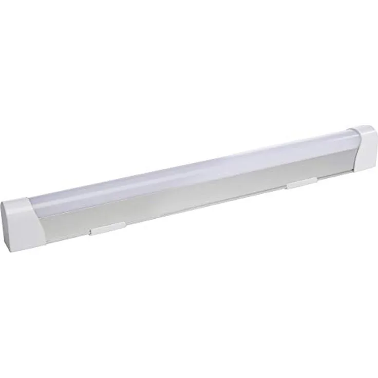 Müller-Licht LED Wand- und Deckenleuchte mit 9 Watt, 60cm, neutralweiß, Aluminiumsilber