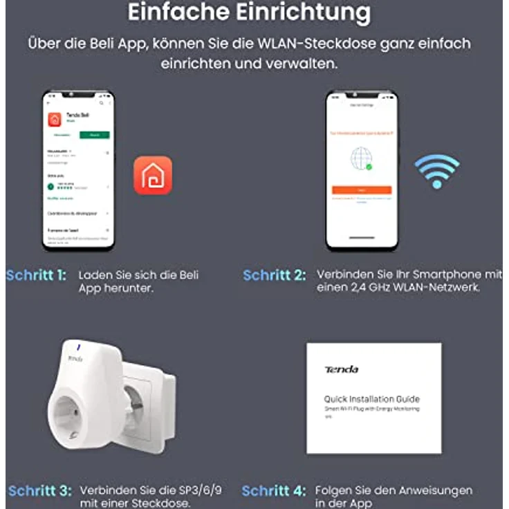 Tenda WLAN-Steckdose SP3 Smart Wi-Fi Plug – Bild 5