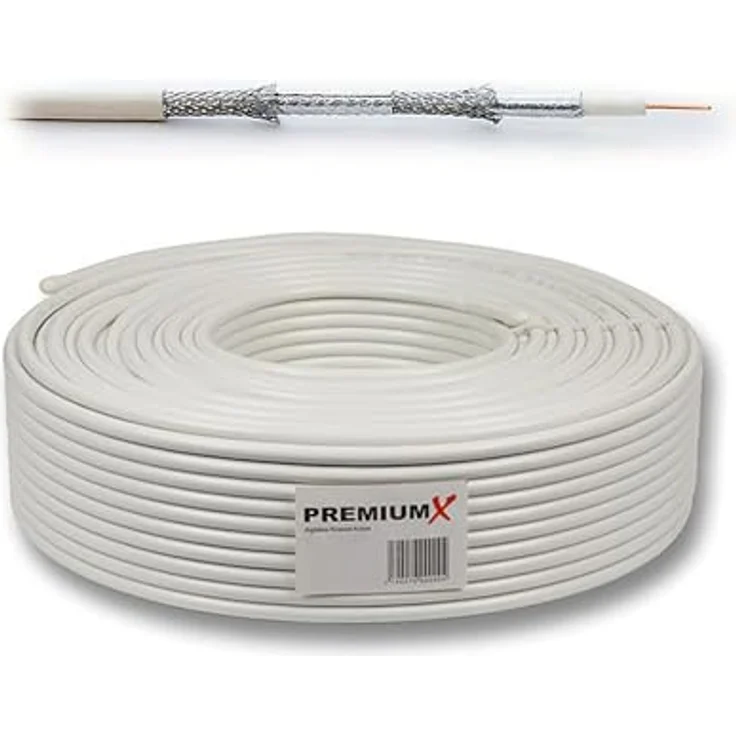 PremiumX Sat Anlage 60cm Anthrazit Deluxe, FullHD Digital Antenne mit Single LNB und F-Stecker – Bild 4