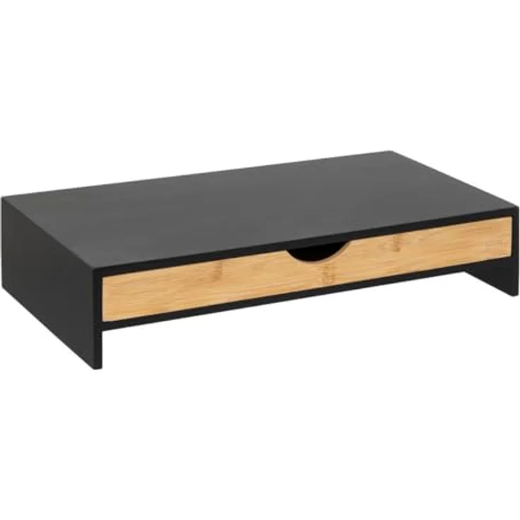 5five Bava, Computerbildschirmhalter mit Schublade, schwarz – Bild 1