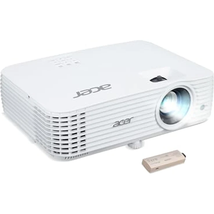 Acer H6815GTV Heimkino Beamer, 4.000 ANSI Lumen, 4K UHD, integrierter Google TV-Dongle, Weiss – Bild 2