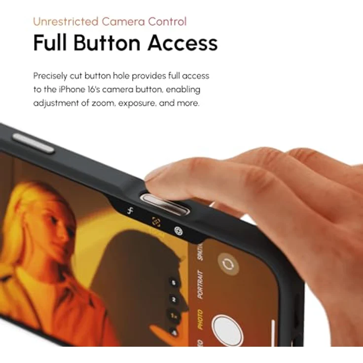 ShiftCam Kameratasche für iPhone 16 Pro Max, Dunkelgrau, mit integrierter Objektivhalterung, magnetischer Tasche und S-Mount System für schnelle & sichere Objektivwechsel – Bild 3