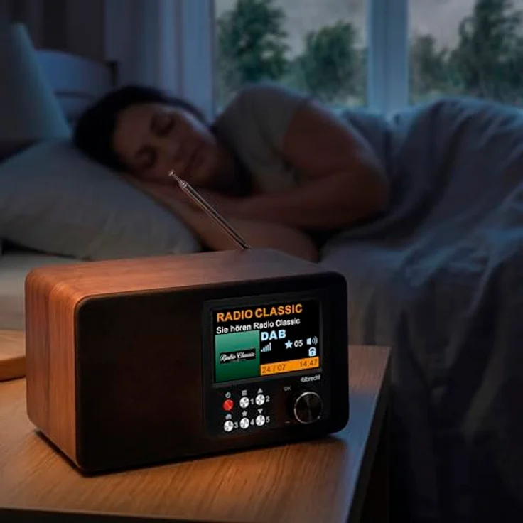 Albrecht DR 863 Digitalradio Mono, DAB+/UKW, 4,3" Farbdisplay, Komfortmodus, ASA – Bild 3