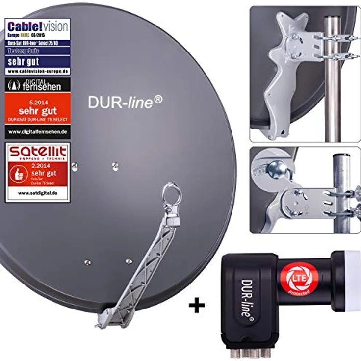 DUR-line Select 75 A + +Ultra Quad - 4 Teilnehmer Set – Bild 2