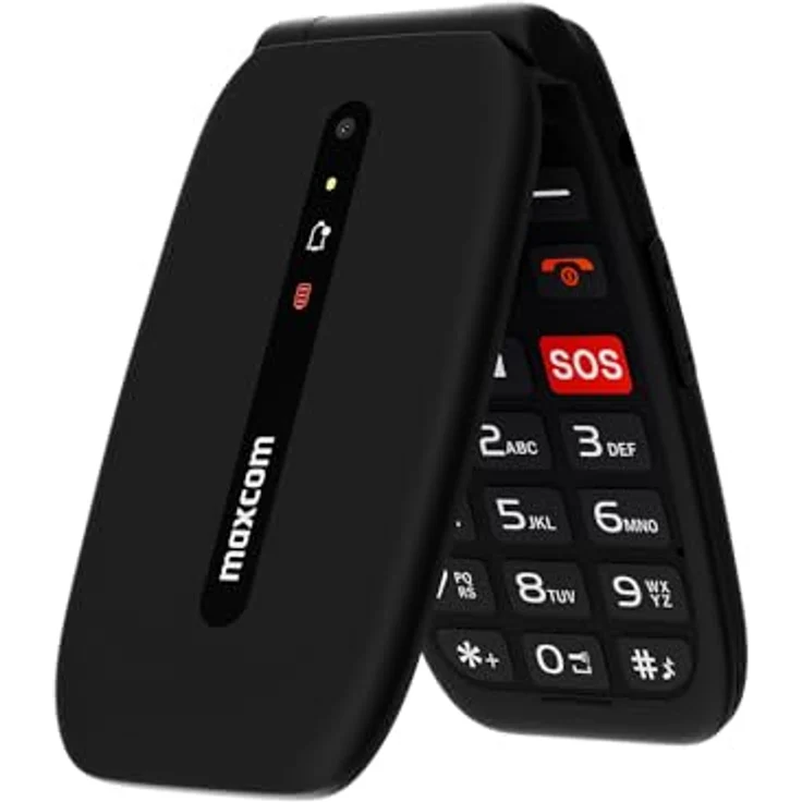 MAXCOM Mm828 2.4´´ 0.08mpx 4g Mobiltelefon One Size, elegantes Klapptelefon mit SOS-Taste – Bild 1