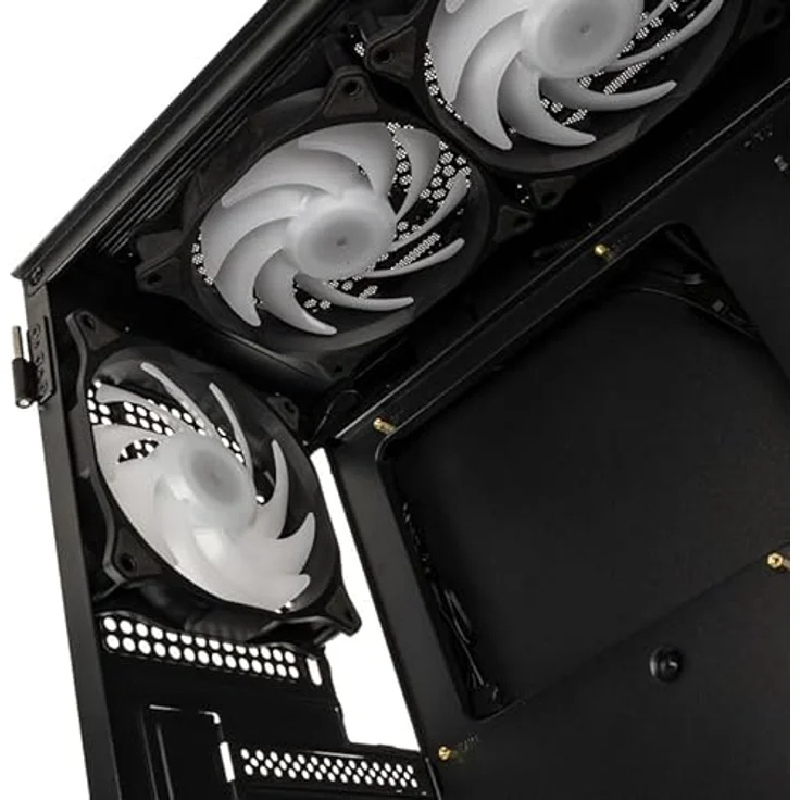 Kolink Observatory MX Mesh ARGB Midi-Tower - schwarz/weiß (mATX, ATX, Mini ITX), PC Gehäuse – Bild 9