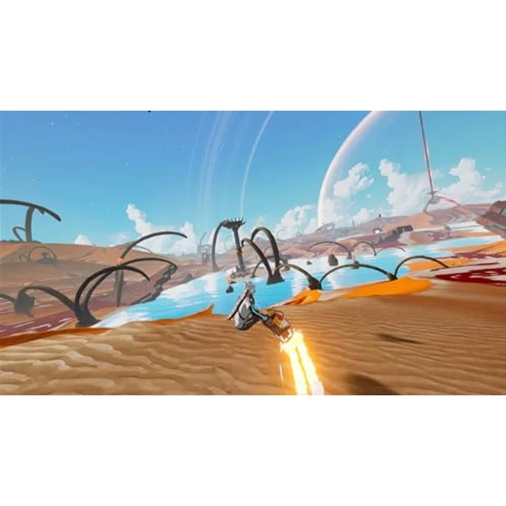 Silver Lining Interactive Star Overdrive, PS5-Spiel mit digitalem Soundtrack, Manga und Bonusinhalten, vielfältige außerirdische Welt, Hoverboard-Gameplay und epischen Kämpfen – Bild 2