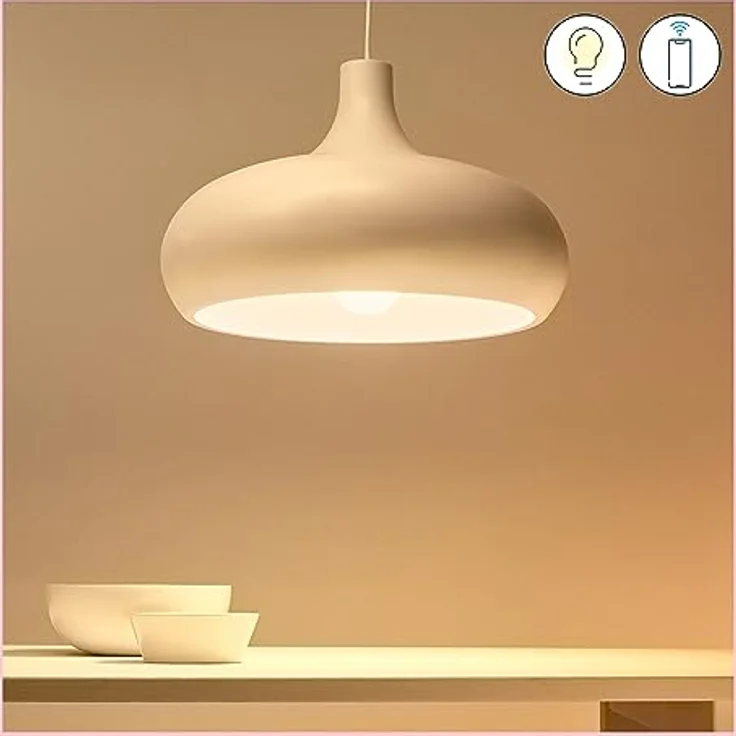 WiZ E14 LED Lampe im 3er-Pack, 40W, smarte Lichtsteuerung mit Weißschattierungen, WLAN/Bluetooth, kompatibel mit Google Home, Alexa und HomeKit – Bild 2